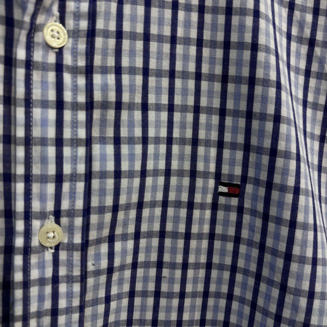 Tommy Hilfiger button down (Category: Activewear) located in Rizal. Submitted by doyskie.star (Listing ID 1463797596, Image 3). Description: TOMMY HILFIGER STRIPS POLO LONG SLEEVE 20 by 27front 28back Necktag only.