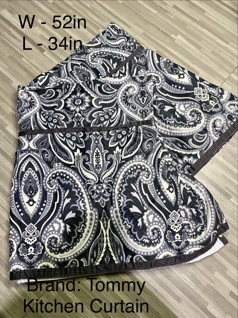 Tommy Kitchen Curtain 2pcs (Category: Curtains & Blinds) located in Manila. Submitted by pc.thrift (Listing ID 1463832188, Image 1). Description: .