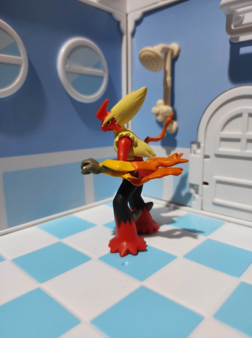 TOMY Pokemon Figure - Mega Blaziken (Category: Action & Battle Toys) located in Taguig. Submitted by lilrootshop (Listing ID 1463823344, Image 2). Description: ***Crossposted*** Price: 550 AUTHENTIC Pass sa lowballers! First to pay basis. No COD. For item reservation, a down payment of 50% or 100 pesos (whichever is less) is required. Down payment is non-refundable. One month reservation only. Location: Taguig (near BGC) MOP: GCash / Maya / GoTym
