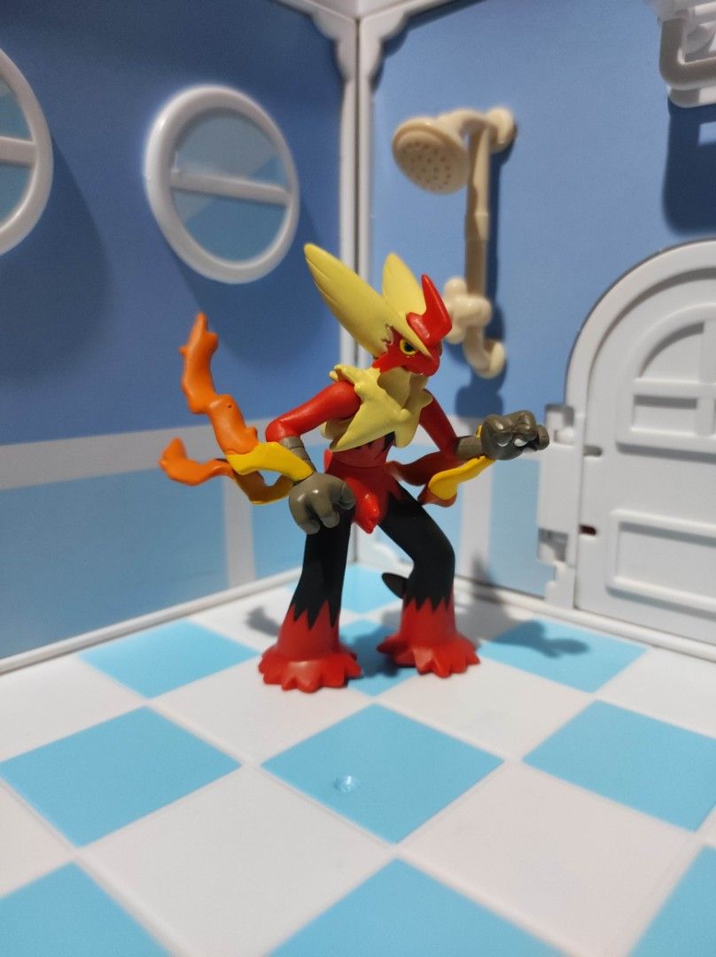 TOMY Pokemon Figure - Mega Blaziken (Category: Action & Battle Toys) located in Taguig. Submitted by lilrootshop (Listing ID 1463823344, Image 1). Description: ***Crossposted*** Price: 550 AUTHENTIC Pass sa lowballers! First to pay basis. No COD. For item reservation, a down payment of 50% or 100 pesos (whichever is less) is required. Down payment is non-refundable. One month reservation only. Location: Taguig (near BGC) MOP: GCash / Maya / GoTym