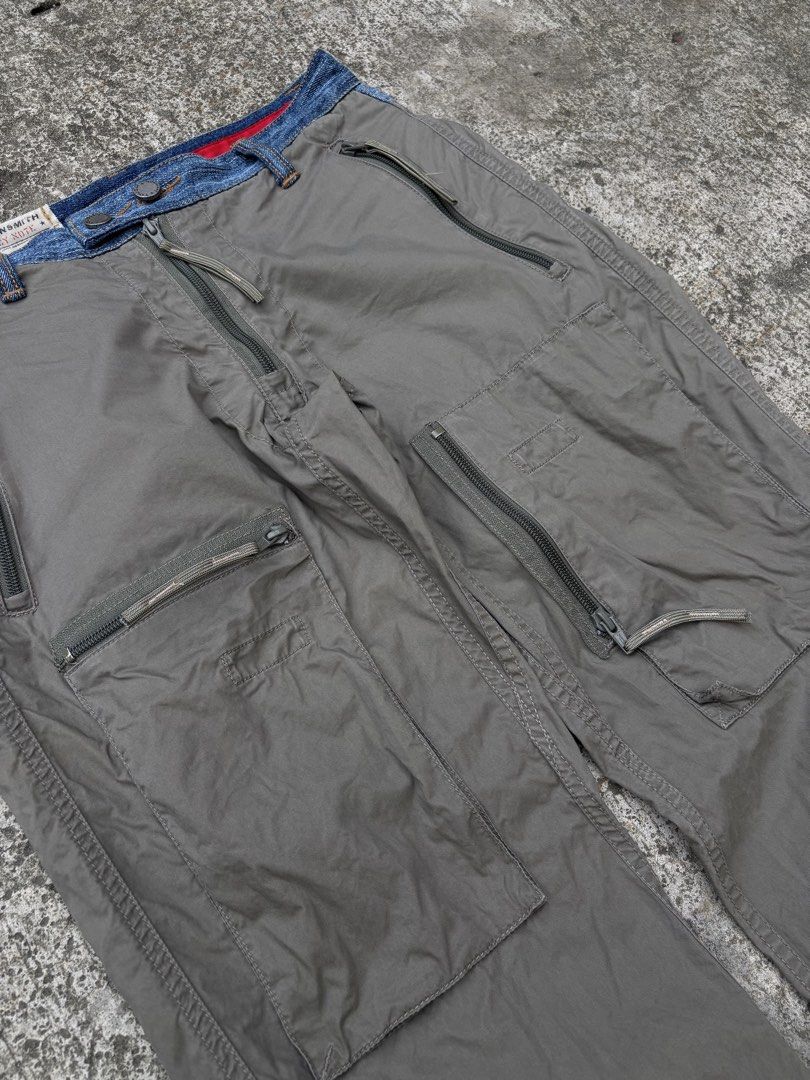 Tough Jeans Smith Reconstructed Cargo Pants (Category: Jeans) located in San Pedro. Submitted by wharfthrift (Listing ID 1463801713, Image 3). Description: FOR SALE ‼️ Vintage Tough Jeans Smith Reconstructed Cargo Pants JAPANESE BRAND GOOD CONDITION 9/10 COLOR RATE 9/10 SIZE 28-29 x 39.5 x 8.5 hem ₱990 + SF shipping via lalamove or j&t meetup san pedro laguna or muntinlupa.