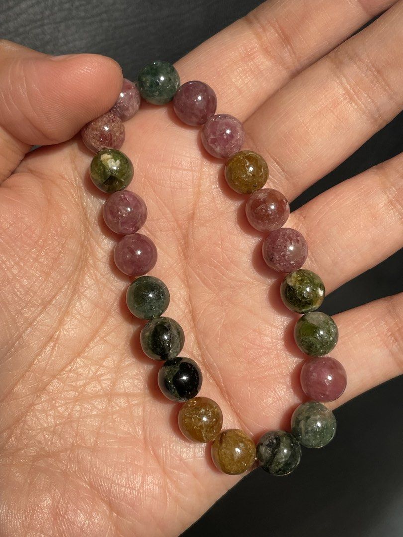 Tourmaline bracelet (Category: Bracelets) located in Las Pinas. Submitted by opalescent.crystals (Listing ID 1463829681, Image 3). Description: .