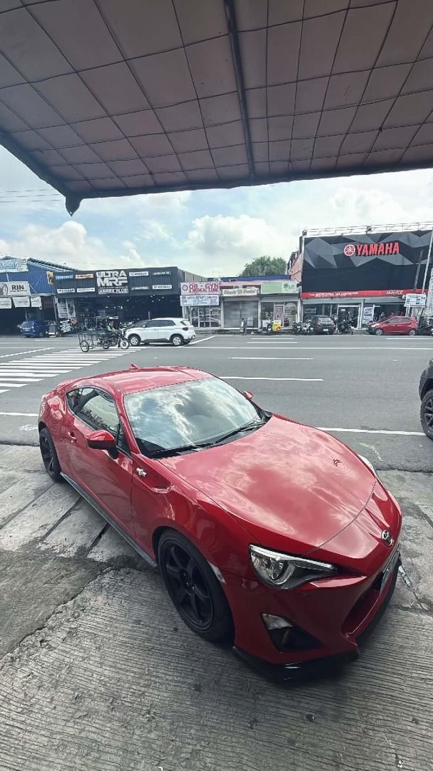 Toyota 86 2.0 S (A) (Category: Used Cars) located in Caloocan City. Submitted by mrmakeithappen (Listing ID 1463908010, Image 2). Description: 2013 Toyota GT86 2.0 AT | ~48,000 KM Selling my well-maintained Toyota GT86. Good running condition, clean interior, low mileage. 🔥 Mods: • GReddy Midpipe/Exhaust • VDS Headers & Overpipe • Perrin Strut Bar • K&N Filter • ROTA IKR 18” Wheels • Charged Speed Body Kit • Carbon Chin/Side Skirts • OEM Ducktai