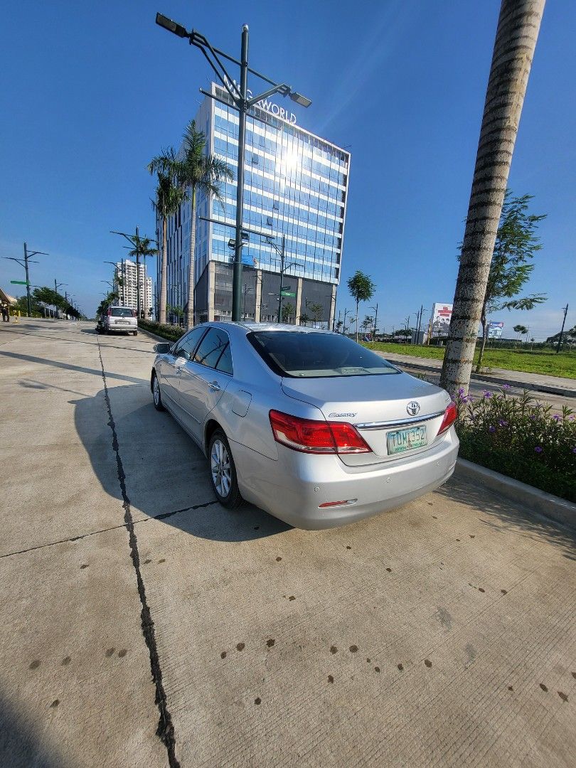 Toyota Camry 2.4 (A) (Category: Used Cars) located in Taguig. Submitted by shophere777 (Listing ID 1461323341, Image 3). Description: 2012 acquired 2011 Toyota camry 2.4g 56k mileage Complete OR/CR Thick tires Price is negotiable upon viewing Issue: minor dents in front and rear bumper Ready for long drive location for viewing: Marilao Bulacan.
