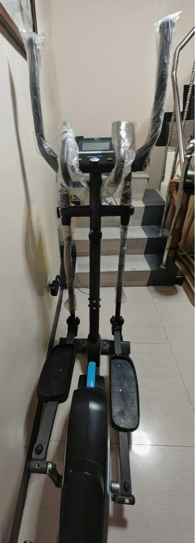 TRAX X 2.0 Elliptical Trainer (Category: Cardio & Fitness Machines) located in Manila. Submitted by msvgk79y6d14137 (Listing ID 1463921782, Image 3). Description: Price still negotiable if kukunin agad • Bought from Chris Sport at 17,999. Good working condition. PRODUCT SPECIFICATIONS: - 8-level tension control knob - Non-slip foot pedal - Durable foam grip - Grip pulse sensor - Magnetic flywheel - Built-in transport wheels - Tablet holder - LCD 