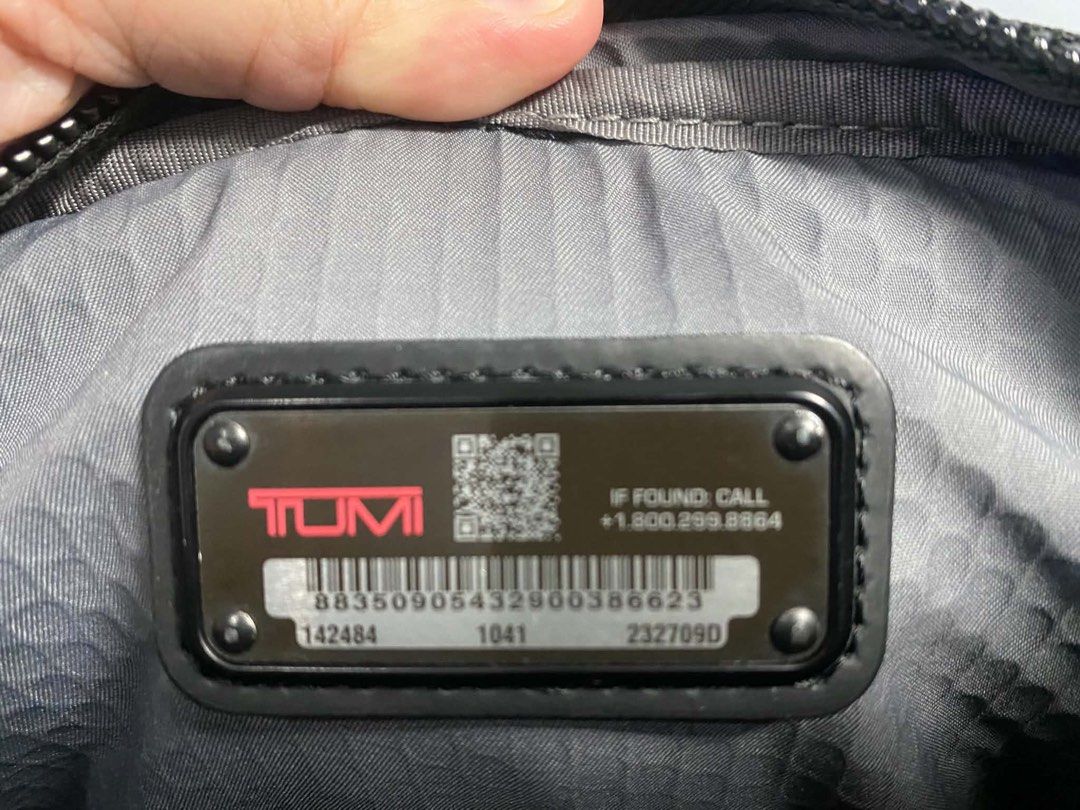 Tumi Black Nylon Crossbody Bag (Category: Sling Bags) located in San Juan City. Submitted by iam_phoenix (Listing ID 1463862699, Image 3). Description: Tumi Alpha Bravo Junior Crossbody Color: Black Dimensions: 7cm × 22cm × 24cm In almost brand new condition Interior: 2 card pockets Media open pocket Zip pocket Key leash Tumi tracer Pen holders Exterior: L-zip entry to main compartment L-zip front pocket Back slip pocket Adjustable shoulder strap