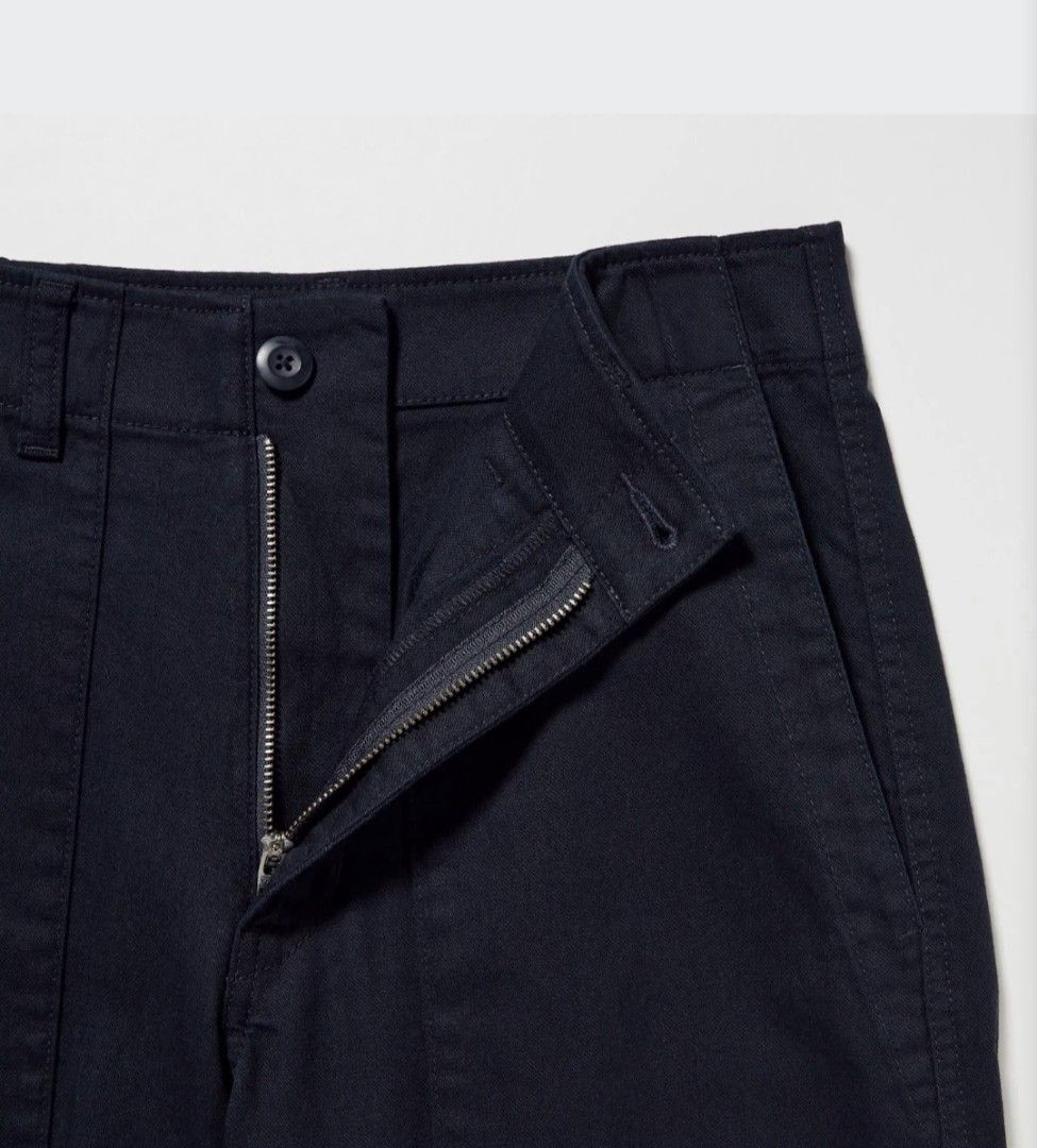 UNIQLO BAKER PANTS (NAVY BLUE) (Category: Other Bottoms) located in Baguio. Submitted by uniq_lyn (Listing ID 1463935356, Image 2). Description: waist 58cm hip 85cm.