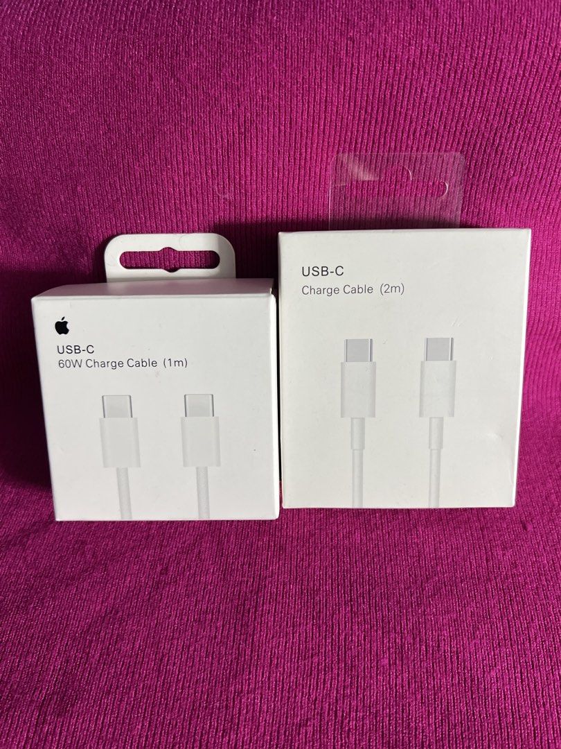 USB C CHARGE CABLE MCBOOK 1m/2m (Category: Chargers & Cables) located in Manila. Submitted by as_onlineshop11 (Listing ID 1463886944, Image 1). Description: 2M 459.