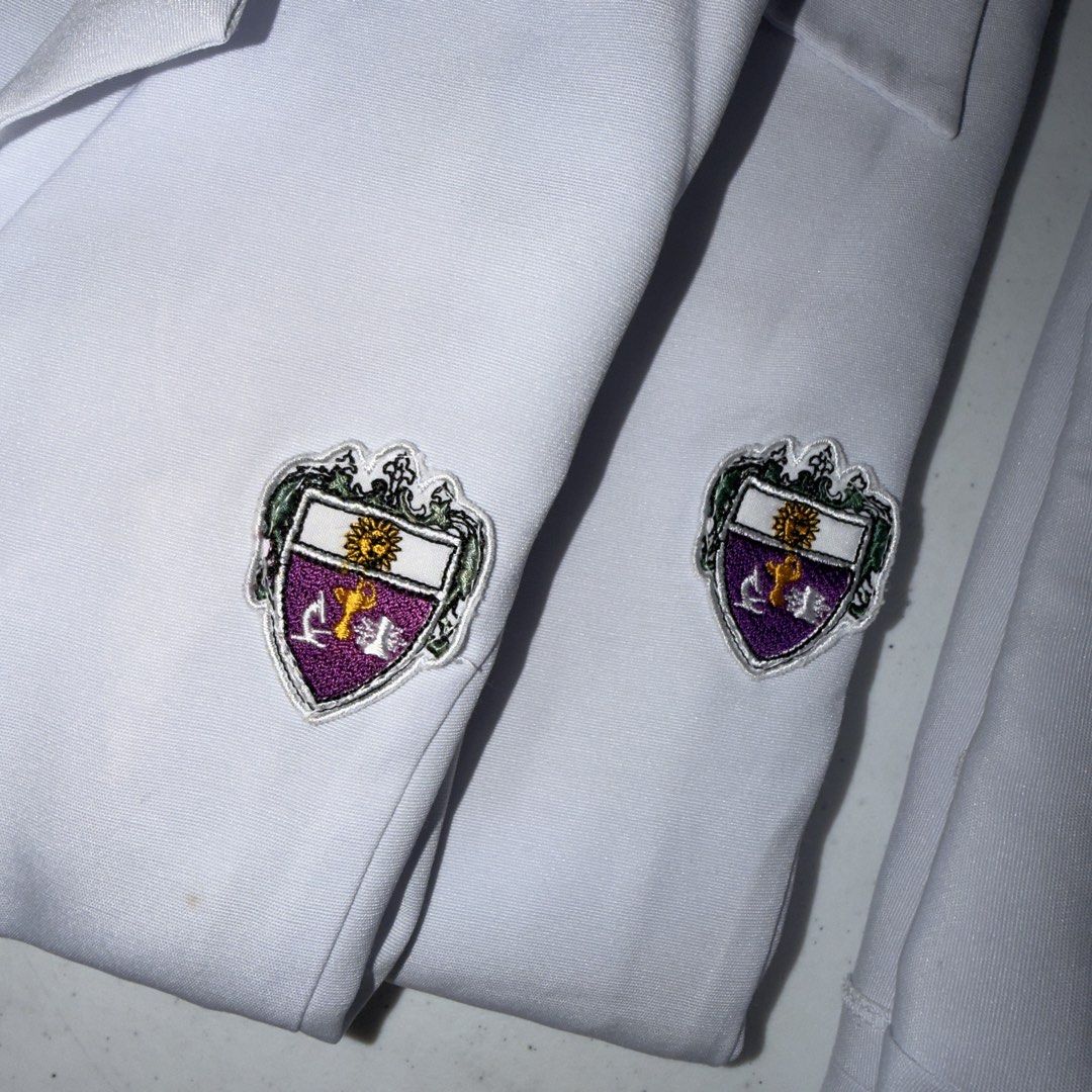 UST FOP Type A Uniform 2 Sets (Old Logo) (Category: Sets or Coordinates) located in Manila. Submitted by ashyannneb (Listing ID 1463841652, Image 2). Description: 400 for both sets Top - S Skirt - S.