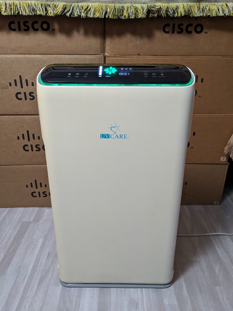 UV CARE Air Purifier with Ionizer and Timer (Category: Air Purifiers & Dehumidifiers) located in Manila. Submitted by itsmrkdv (Listing ID 1463749820, Image 1). Description: TONDO MANILA - UV CARE Air Purifier for cleaner, healthier air. - Multiple Modes: Speed, Sleep, and Timer settings. - Ionizer function for enhanced air purification. - Child Lock feature for safety. - Easy-to-read Digital Display shows current settings. - Proven effective in 