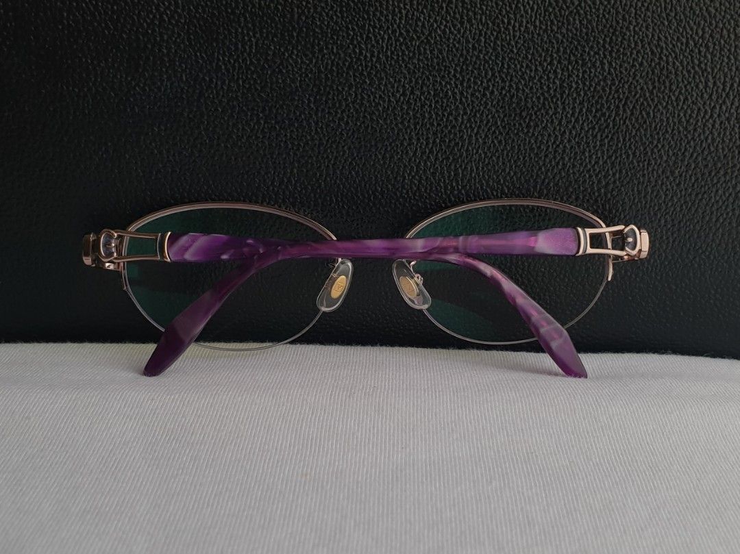 Valentino Half-rim Eyeglass Frame (Category: Sunglasses & Eyewear) located in Quezon City. Submitted by WasalakTwo (Listing ID 1463929849, Image 3). Description: Bought in Japan Durable and high quality Goodcondition Clean and presentable Lens are graded, but replaceable Open for delivery nationwide Front Width 13.2cm Front Height 3.2cm.