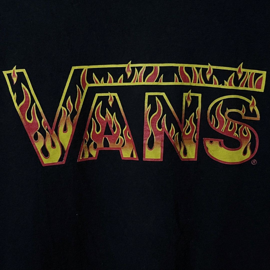 VANS FLAME LOGO DESIGN (Category: Activewear) located in Naga. Submitted by goodfinds_only.v1 (Listing ID 1463762671, Image 3). Description: FOR SALE -VANS FLAME LOGO DESIGN SIZE:XL ON TAG BEST FIT SMALL MEASUREMENTS WIDTH:19 INCHES LENGTH:27 INCHES COLOR RATE:10/10 EXCELLENT CONDITION NO FLAWS DM ME TO PURCHASE! LOCATION:NAGA CITY BICOL.