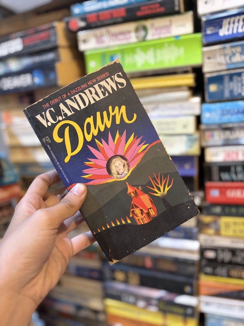 V.C. Andrews Dawn Paperback Book (Category: Storybooks) located in Calamba. Submitted by ealectrice27 (Listing ID 1463932181, Image 1). Description: Mode of Payment: Gcash, PNB, Maribank Mode of Delivery: Jnt, Lbc, Lalamove Meet up/Pick up: Anywhere around Calamba .