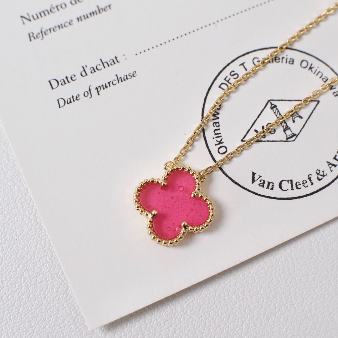 VCA Pink Enamel Necklace (Category: Necklaces) located in Quezon City. Submitted by saldyscuet44926 (Listing ID 1463813207, Image 2). Description: .