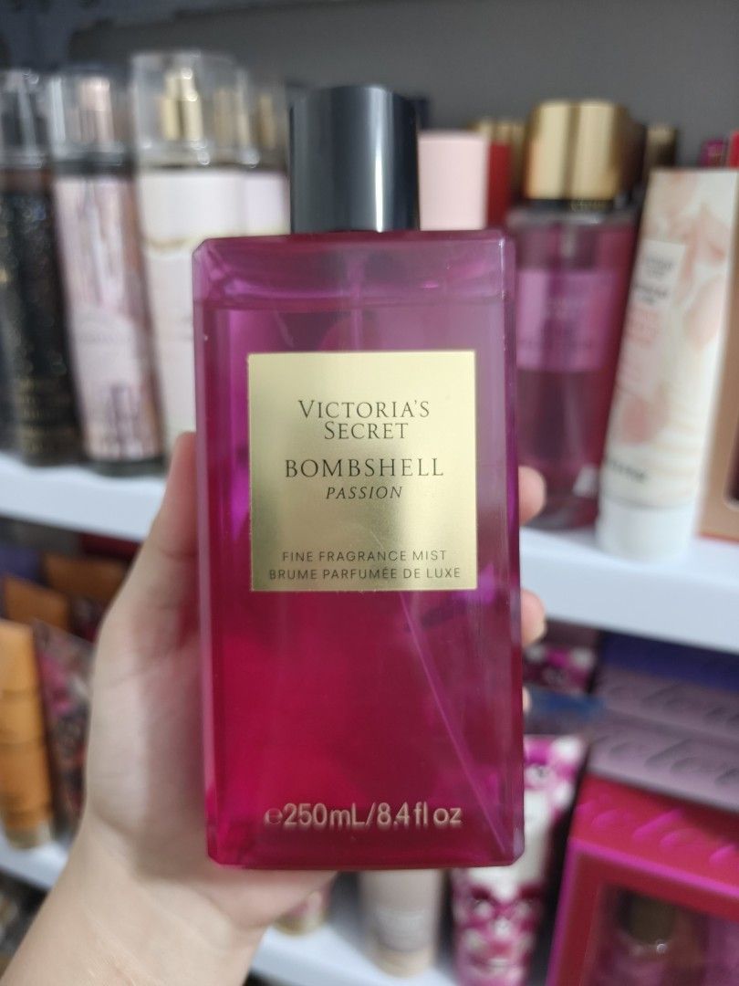 Victoria Secret Bombshell Passion (Category: Fragrance & Deodorants) located in Rizal. Submitted by pinklemonade_ (Listing ID 1463812426, Image 1). Description: Victoria Secret Bombshell Passion fine mist (250ml).