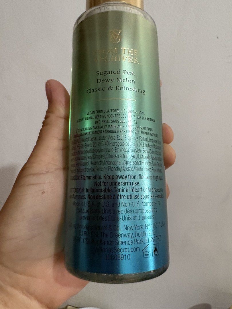 Victoria’s Secret Pear Glace (Category: Fragrance & Deodorants) located in Taguig. Submitted by blissdreana (Listing ID 1463764910, Image 3). Description: Brand new Imported from 🇨🇦 Guaranteed authentic ~a classic, fruity-floral body mist featuring top notes of sugared pear and dewy melon..
