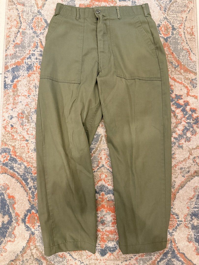Vintage army OG-507 pants (Category: Trousers) located in Davao. Submitted by cobie- (Listing ID 1463885263, Image 1). Description: OG-507 Dont know what year 15.5 Waist 38.5 L 8.5 Hem.
