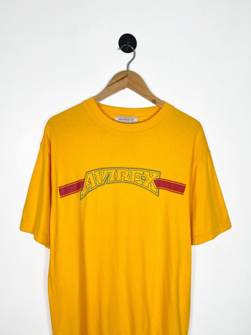 Vintage Avirex Script Logo Shirt (Category: Tshirts & Polo Shirts ) located in Bacolod City. Submitted by nodaysoff (Listing ID 1463918470, Image 2). Description: Vintage Avirex Script Logo Shirt - Authentic Measures: 22x28 | Large Excellent condition Flaws: light stains ₱880.