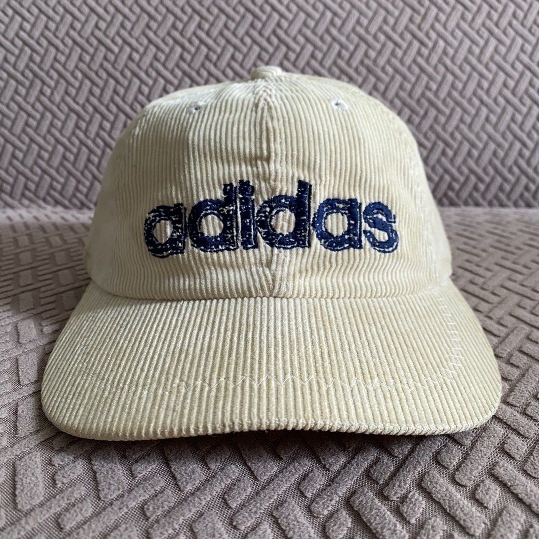 Vintage Corduroy Adidas (Category: Caps & Hats) located in Makati City. Submitted by ejdc98 (Listing ID 1463770852, Image 1). Description: 1k or best offer Used with issues check pics for more details Lbc / Lalamove.