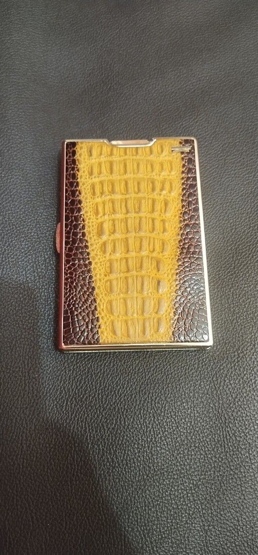 Vintage Crocodile Pattern Cigarette case with lighter (Category: Wallets & Card holders) located in Muntinlupa City. Submitted by grayfox05 (Listing ID 1463801105, Image 2). Description: for sale Vintage Crocodile Pattern Cigarette case with lighter rare for sale...10000 WYSIWYG meet up bayanan public market or super8 bayanan muntinlupa .