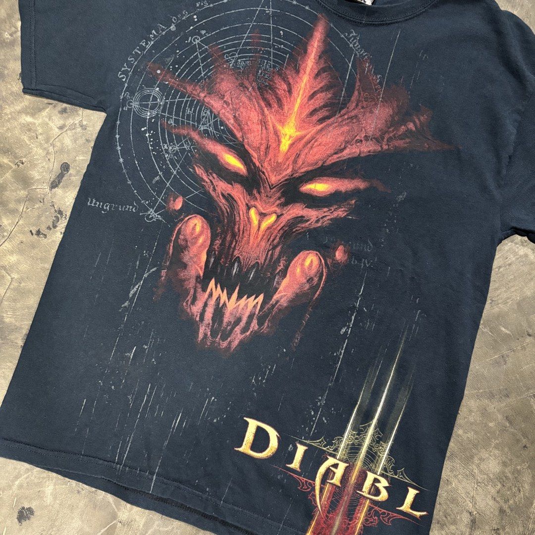 Vintage Diablo III / Blizzard (Category: Tshirts & Polo Shirts ) located in General Santos City (Dadiangas). Submitted by rags2reviveph (Listing ID 1463849562, Image 3). Description: Medium on tag width 20 | length 28 Excellent .