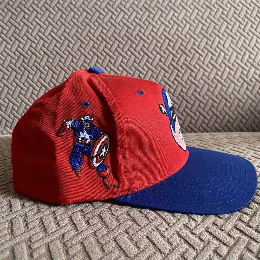 Vintage Marvel Captain America Blockhead (Category: Caps & Hats) located in Makati City. Submitted by ejdc98 (Listing ID 1463789708, Image 3). Description: 5k or best offer Used with issues check pics for more details Lbc / Lalamove.
