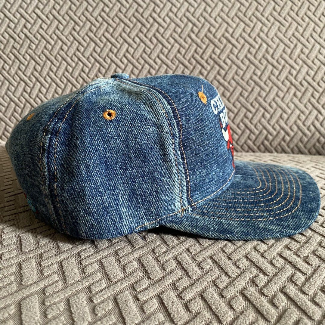 Vintage NBA CHICAGO BULLS Stonewashed Denim (Category: Caps & Hats) located in Makati City. Submitted by ejdc98 (Listing ID 1463789031, Image 3). Description: 7500 or best offer Used with issues check pics for more details Lbc / Lalamove.