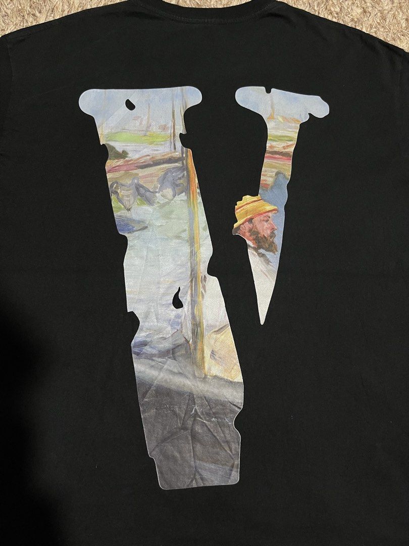 Vlone Friends (Category: Tshirts & Polo Shirts ) located in Valencia. Submitted by bordzsthrift (Listing ID 1463929311, Image 3). Description: Size XL Dimes: 24 X 30.5 Exellent Condition .