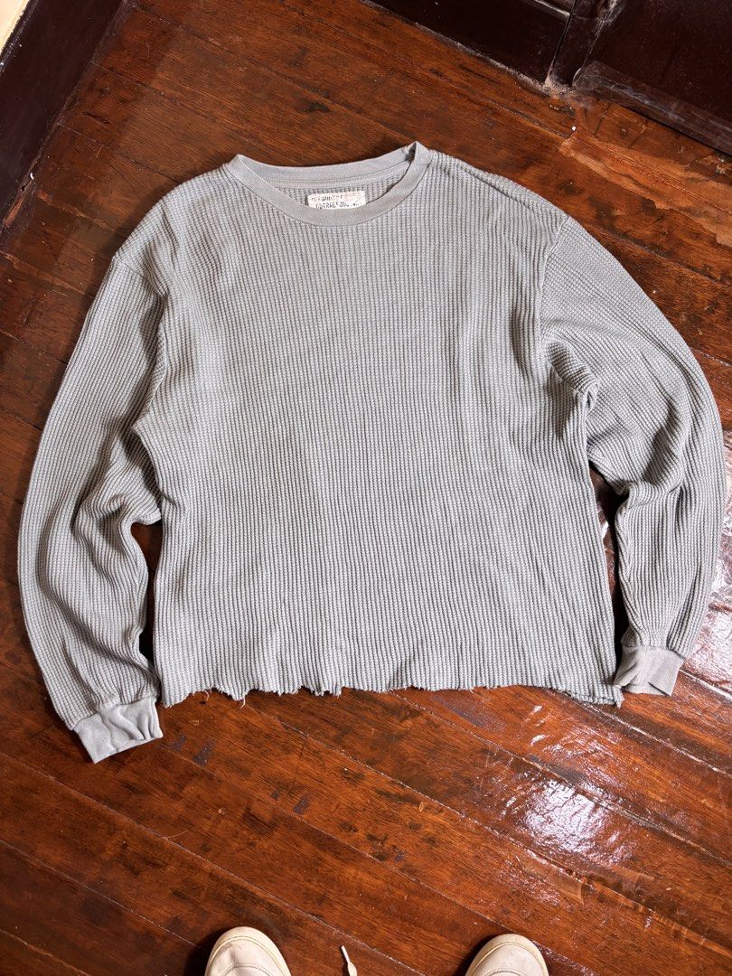 Wacko Maria Waffle Thermal (Category: Tshirts & Polo Shirts ) located in Manila. Submitted by earlylifecrisis3 (Listing ID 1463842090, Image 1). Description: Sz Medium Condition 9/10 Measure it by inch Width: 22 Length: 25 Shoulder: 21 Sleeve:23 Bust: 17 Hem: 21.5 •Refund / Returns not allowed allowed •Please do check the dimensions size on labels sometimes are not accurate on the sizing •Ask me before purchasing.
