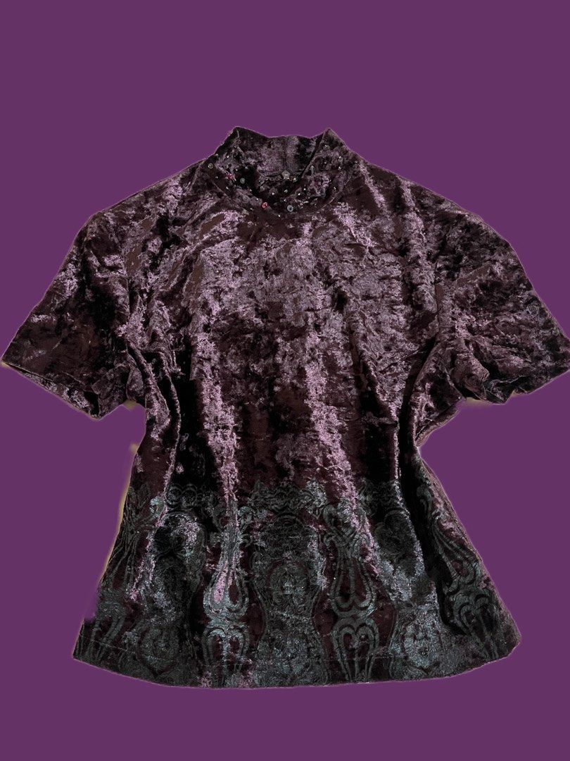 whimsy deep purple fur sequin top (Category: Coats, Jackets and Outerwear) located in Iligan City. Submitted by miaepples (Listing ID 1463892388, Image 1). Description: - price already includes sf! - fits s 💳 gcash/mari 📦 jnt direct.