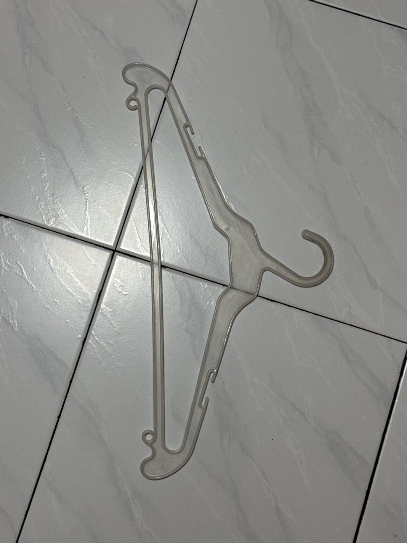 White Hanger Used Plastic Selling in Bulk (Category: Hooks & Hangers) located in Manila. Submitted by jpm317 (Listing ID 1463830585, Image 1). Description: Used white hanger selling in Bulk Approx .6cm ang kapal 16.5 inches lapad Selling at 1 peso each. Minimum of 100pcs. Pickup near banawe qc Pickup Speaker Perez Street Quezon City Available around 5000pcs. .