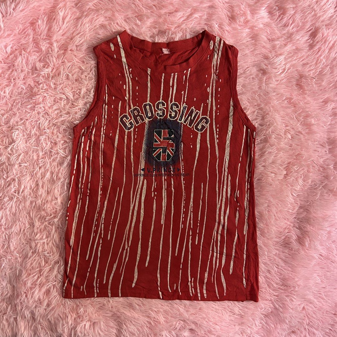 Y2K grunge sleeveless tank top (Category: Sleeveless) located in Liloan. Submitted by fairymary.ph (Listing ID 1463790898, Image 3). Description: READ BIO BEFORE BUYING 🧚 ۶ৎ P99 ۶ৎ medium ۶ৎ tag: cut tag ۶ৎ over all rate: 8/10 ۶ৎno ww.