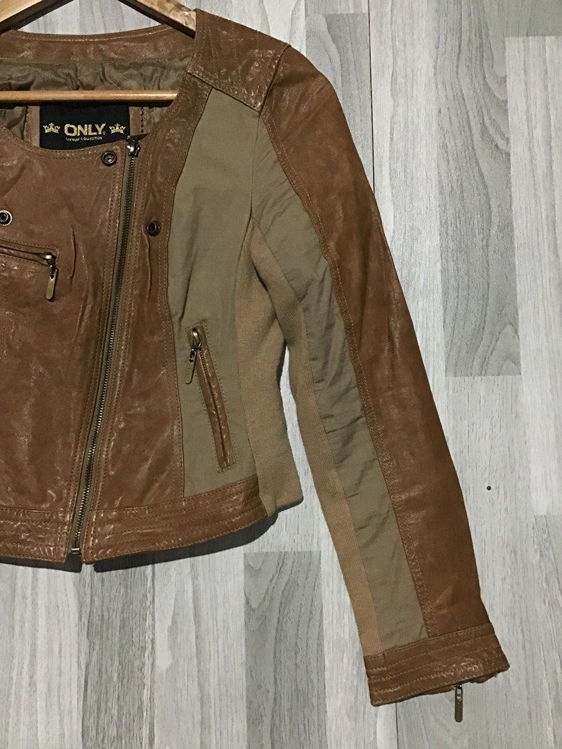 Y2K only luxury collection leather jacket (Category: Coats, Jackets and Outerwear) located in Davao. Submitted by ljay.thriftedfinds (Listing ID 1463926765, Image 2). Description: .