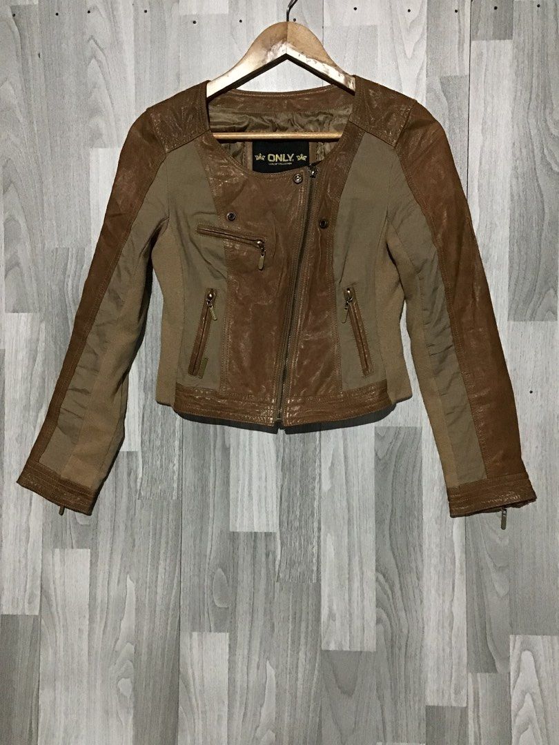Y2K only luxury collection leather jacket (Category: Coats, Jackets and Outerwear) located in Davao. Submitted by ljay.thriftedfinds (Listing ID 1463926765, Image 1). Description: .