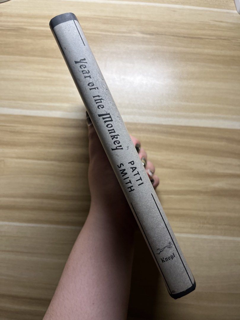 24-HOUR SALE ⏳Year of the Monkey by Patti Smith (Category: Storybooks) located in Quezon City. Submitted by ekrudieter (Listing ID 1463789664, Image 3). Description: - Year of the Monkey by Patti Smith - Published by Alfred A. Knopf in 2019 - Winner of the National Book Award - A collection of reflections and observations - Ideal for fans of Patti Smith's writing.