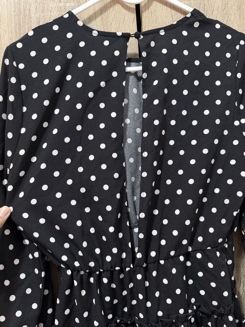 Zara Polka dots backless Romper (Category: Dresses) located in Quezon City. Submitted by krtstn (Listing ID 1463798331, Image 3). Description: .