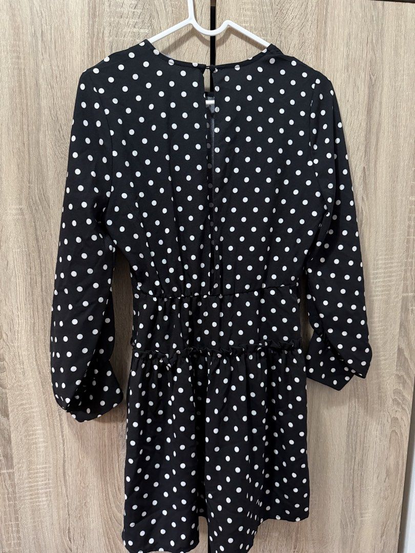 Zara Polka dots backless Romper (Category: Dresses) located in Quezon City. Submitted by krtstn (Listing ID 1463798331, Image 2). Description: .