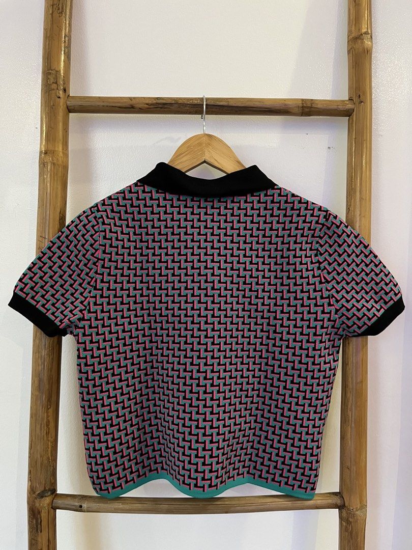 Zara polo top (Category: Others Tops) located in Rizal. Submitted by jn_mdl (Listing ID 1463863499, Image 2). Description: 17 inches width laid flat 18 inches length.