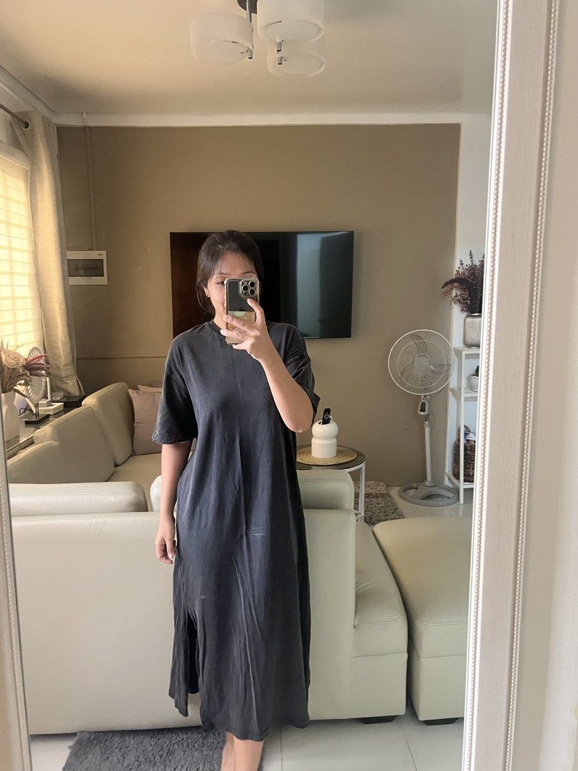 Zara Washed dress large on tag (Category: Dresses) located in Angeles City. Submitted by liamandmommycloset (Listing ID 1463757756, Image 2). Description: .