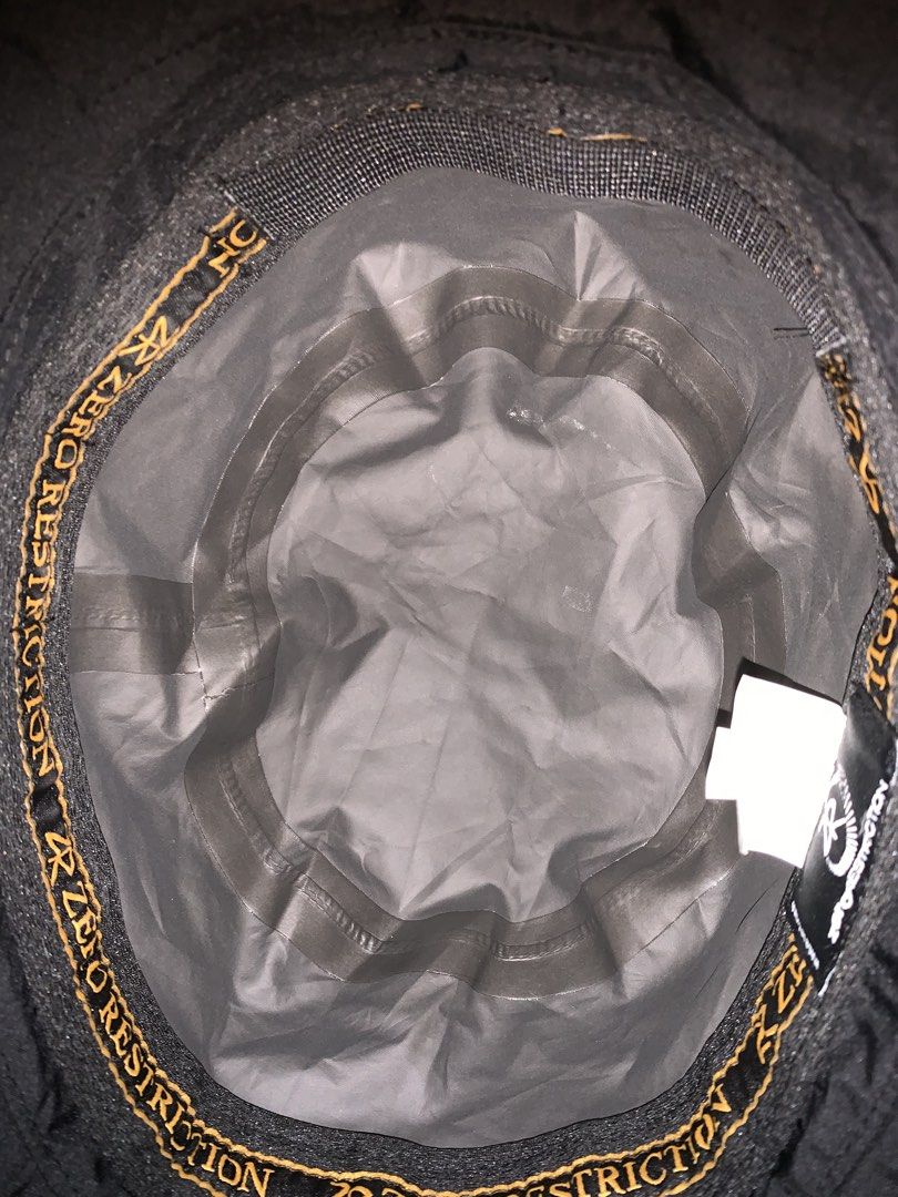 Zero Restriction Gore-Tex Bucket Hat Black (Category: Caps & Hats) located in Tayug. Submitted by cvcthrift (Listing ID 1463785037, Image 3). Description: - Brand: Zero Restriction - Style: Bucket Hat - Color: Black - Material: Gore-Tex (water-resistant) - Features: Comfortable fit - Sizing: One size fits most - Ideal for: Outdoor activities.