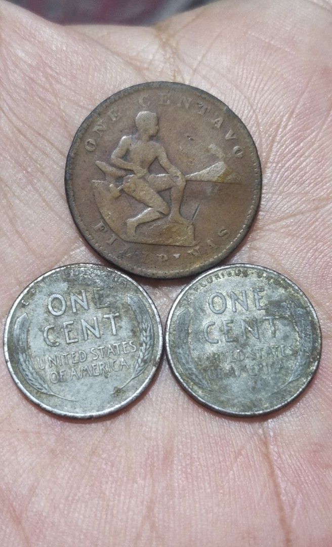1910 1c and Steel penny (Category: Currency) located in Manila. Submitted by wildcrystal.3b537c (Listing ID 1464063463, Image 2). Description: .
