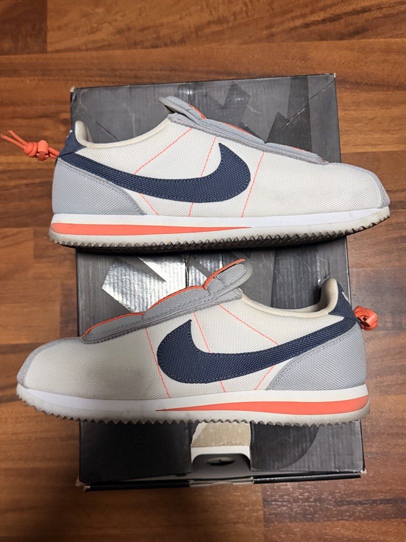 2018 Nike Cortez Kenny IV Basic Slip “Kendrick Lamar White” (Category: Sneakers) located in Manila. Submitted by swiftgem.eeb06e (Listing ID 1464011377, Image 1). Description: US 7.5 9/10 (Used, Needs Cleaning, Damaged Box).