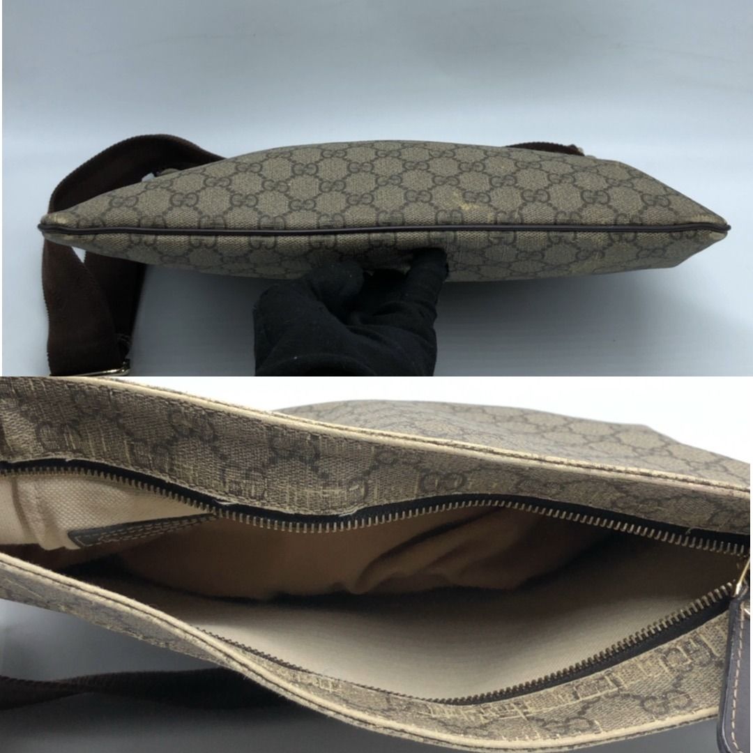 267009349 GUCCI BAG GG 201446 (Category: Luxury Bags & Wallets) located in Taguig. Submitted by ecoring.ph (Listing ID 1464008000, Image 3). Description: ◆CONDITION: BC ◆DESCRIPTIONS: (Other defects/info:) OUTER: The body of the bag is scratched, scuffed, stained, dirty, wrinkled, deformed, chipped, cracked, and peeled off, and shows signs of heavy use. The bottom and bottom corners of the bag are scratched, scuffed, stained, dirty, wrinkled, chi
