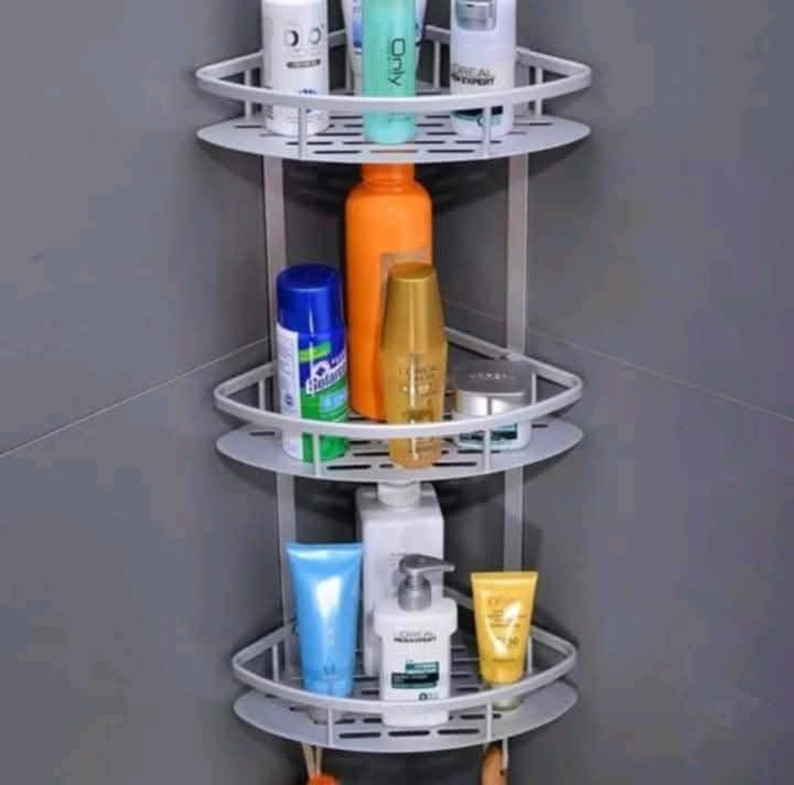 3 layer corner shelf rack (Category: Bathroom & Kitchen Fixtures) located in Manila. Submitted by lyfrancois14 (Listing ID 1464064088, Image 1). Description: .