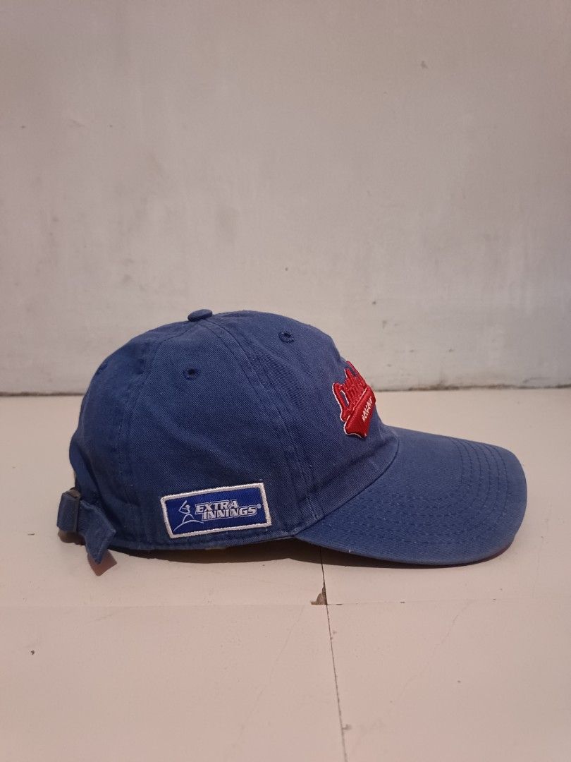 47 Brand Little League Program Baseball Cap (Category: Caps & Hats) located in Manila. Submitted by unplnndco. (Listing ID 1464044573, Image 2). Description: - Brand: 47 Brand -Condition 8.5/10 -Colorate 8.5/10 - Color: Blue - Design: Features Little League Program logo embroidered on the front - Back Detail: 'EST. 1987' embroidered on the back - Fit: Adjustable strap for a comfortable and secure fit - Ideal for: Any baseball enthusiast -Youth si