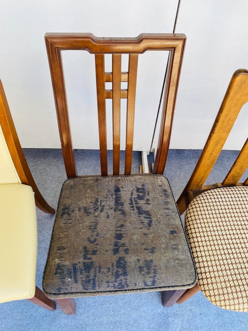 4PCS ASSORTED CHAIRS (Category: Chairs) located in Manila. Submitted by jerichocal17856 (Listing ID 1464071766, Image 2). Description: “JAPAN SURPLUS” 4PCS ASSORTED CHAIRS (AS-IS ITEM) IN GOOD CONDITION.