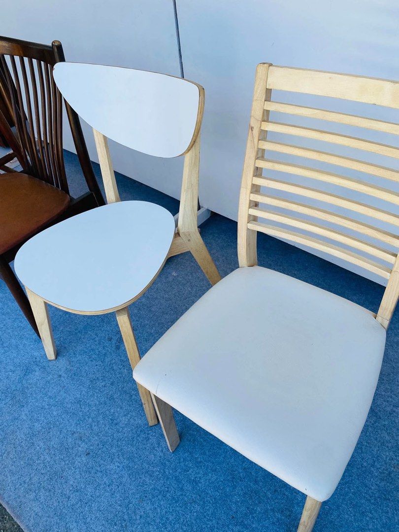 4PCS ASSORTED CHAIRS (Category: Chairs) located in Manila. Submitted by jerichocal17856 (Listing ID 1464071930, Image 2). Description: “JAPAN SURPLUS” 4PCS ASSORTED CHAIRS (AS-IS ITEM) IN GOOD CONDITION.