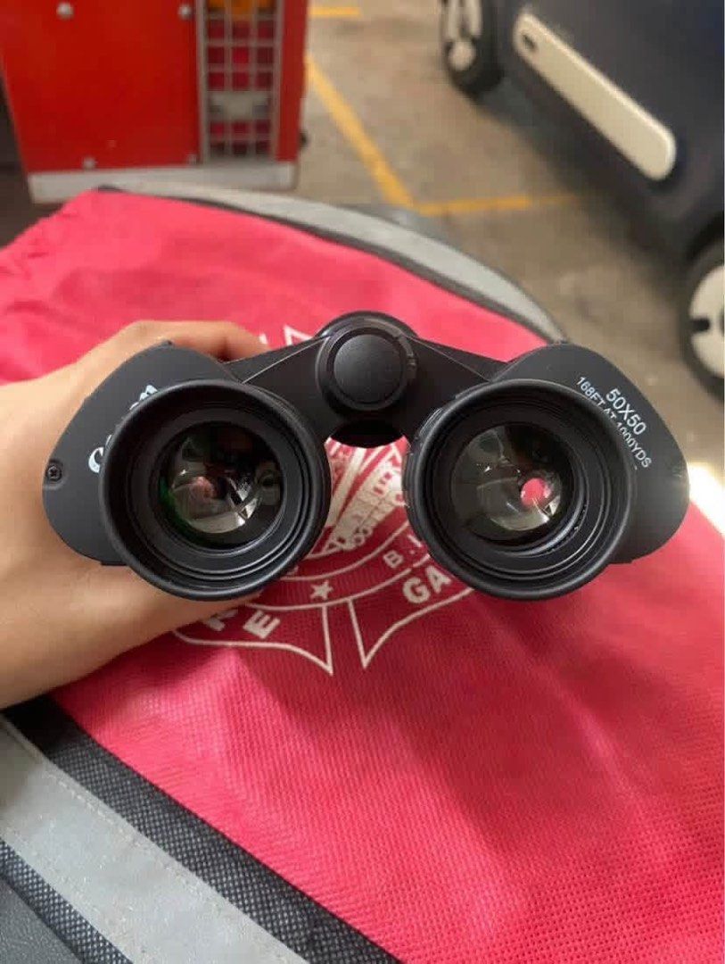 50x50 Binoculars (Category: Hiking & Camping) located in Manila. Submitted by bertt.antonio (Listing ID 1463945606, Image 3). Description: for sale: binoculars 168ft Field of View at 1000yds 50x50 condition: new 🏷️ 2,500 binan laguna or nearby areas for meetups, can do shipping via J&T Express or Lalamove..