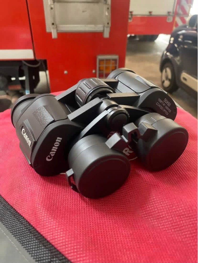 50x50 Binoculars (Category: Hiking & Camping) located in Manila. Submitted by bertt.antonio (Listing ID 1463945606, Image 1). Description: for sale: binoculars 168ft Field of View at 1000yds 50x50 condition: new 🏷️ 2,500 binan laguna or nearby areas for meetups, can do shipping via J&T Express or Lalamove..
