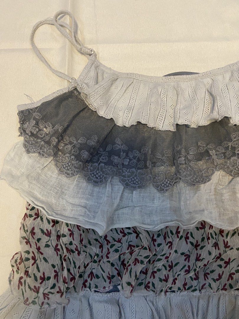 Pull&Bear | whimsy tiered ruffle camisole sundress-style top (Category: Sleeveless) located in Dumalinao. Submitted by jellsnow (Listing ID 1461383154, Image 2). Description: in best condition | strictly payo loc : pagadian city .